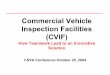 Commercial Vehicle Inspection Facilities (CVIF)