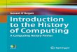 Gerard O'Regan Introduction to the History of Computing