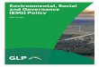 Environmental, Social and Governance (ESG) Policy