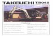 TB045 SPECIFICATIONS - takeuchi-us.com