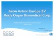 Aeon Astron Europe BV Body Organ Biomedical Corp