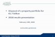 Disposal of a property portfolio for €1.7 billion 2018 