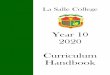 Year 10 - La Salle College