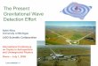 The Present Gravitational W ave Detection Ef fort
