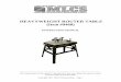 HEAVYWEIGHT ROUTER TABLE (Item #9460) - MLCS Woodworking