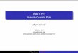 Math 141 - Quantile-Quantile Plots - Reed College