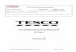 Food Manufacturing Standard (TFMS) Version 4.0 - Tesco