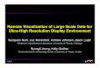 Remote Visualization of Large Scale Data for Ultra-High Resolution