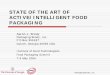 STATE OF THE ART OF ACTIVE/INTELLIGENT FOOD PACKAGING - IFT.org