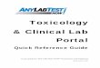 Toxicology & Clinical Lab Portal