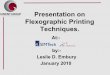 Presentation on Flexographic Printing Techniques