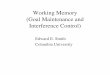 Working Memory (Goal Maintenance and Interference Control) - CNTRICS