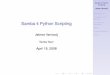 Samba 4 Python Scripting - Samba - opening windows to a wider world