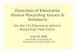 Overview of Electronic Device Recycling Issues & Solutions