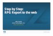 Step by Step: RPG Report to the web - PHP Web Application Server