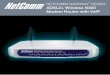 NetComm Gateway SerieS ADSL2+ Wireless N300 Modem Router with VoIP