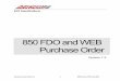 850 FDO and WEB Purchase Order - Advance Auto Parts