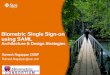 Biometric Single Sign-on using SAML - Ramesh Nagappan