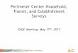 Perimeter Center Household, Transit, and Establishment Surveys