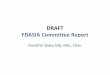 FDASIA Committee Report