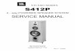4 - way POWERED SPEAKER SYSTEM SERVICE MANUAL