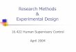 Research Methods Experimental Design - MIT - Massachusetts