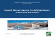 Local Governance in Afghanistan - ReliefWeb