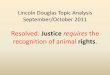Resolved: Justice requires the recognition of animal rights