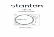 IMPORTANT SAFETY PRECAUTIONS - Stanton DJ