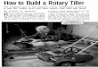 How to Build a Rotary Tiller - Cottage, cabin & small country