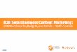 B2B Small Business Content Marketing