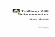 Trillium 240 Seismometer User Guide - About PASSCAL | PASSCAL