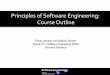 Principles of Software Engineering: Course Outline