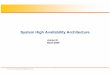 System High Availability Architecture -   - Get a