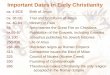 Important Dates in Early Christianity - Utah State University
