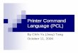 Printer Command Language (PCL) - Brandeis University