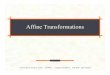 Affine Transformations - University of Texas at Austin