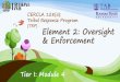 (TRP) Element 2: Oversight & Enforcement