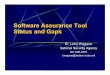 Software Assurance Tool Status and Gaps - Sysa Home Page