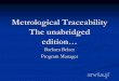 Metrological Traceability The unabridged edition Barbara