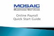 Online Payroll Quick Tips