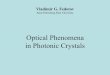 Optical Phenomena in Photonic Crystals - TU Muenchen