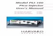 Model PLI-100 Pico Injector Manual - Harvard Apparatus