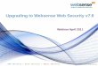 Upgrading to Websense Web Security v7