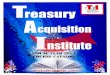 Dear Treasury Acquisition Institute (TAI) Customer