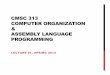 CMSC 313 COMPUTER ORGANIZATION & ASSEMBLY - UMBC