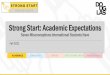 Strong Start: Academic Expectations
