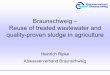 Braunschweig - Reuse of treated wastewater and quality 