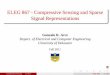 ELEG 867 - Compressive Sensing and Sparse Signal 