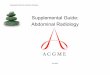Supplemental Guide: Abdominal Radiology